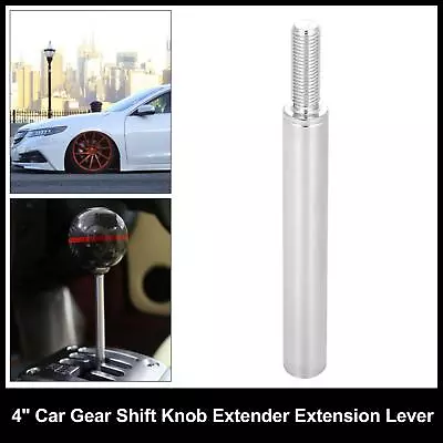 4  Gear Shift Knob Extender Extension Lever Silver Tone For Mazda M10X1.25 • $9.99