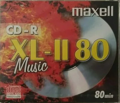 £2.99 • Buy Maxell CD-R80 XL-II 80 Music Audio 80 Mins CD-R Blank Recordable Disc NEW SEALED