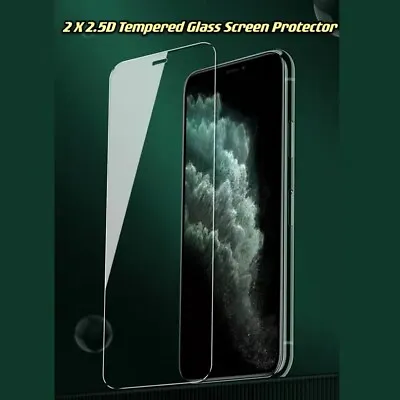 2Pcs 2.5D/0.26mm Tempered Glass Screen Protector For IphoneXS/11/12 Pro Max Mini • $6.80