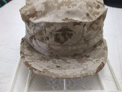 USMC Marine Corps Garrison Desert Marpat 8-Point Utility Cover Hat Size Small • $17