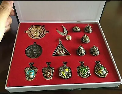 14 PCS Harry Potter Wand Magical Wands Rings Necklace Decorate Gift Cosplay Game • $22.99
