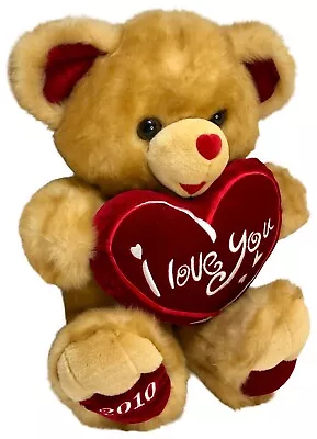 2010 Dan Dee I Love You Teddy Bear Light Brown Plush Stuffed Animal Valentines • $18.99