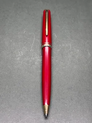 [Excellent++] MONTBLANC GENERATION Red GT Vintage Twist Ballpoint Pen • $250