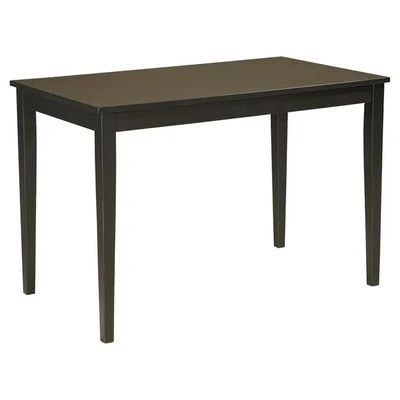 $125.99 • Buy  Signature Design By Ashley Rectangular Dining Table In Dark Brown