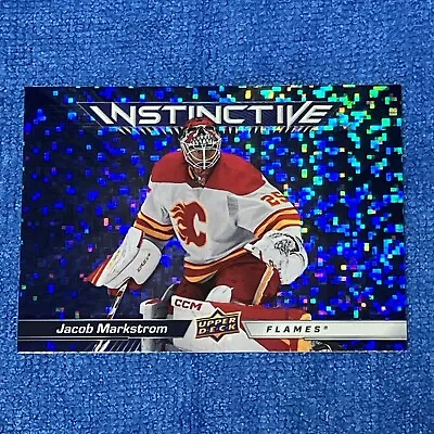 Jacob Markstrom 2023-24 Upper Deck Series 2 #IN-22 Instinctive SPARKLE PARALLEL • $1.99