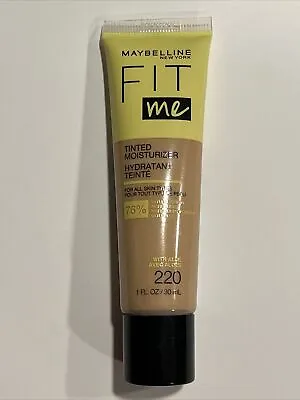 Maybelline New York Fit Me Tinted Moisturizer Natural Coverage #220  1 Fl. Oz. • $1.95