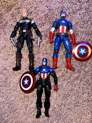 Marvel Legends Steve Rogers Captain America Lot - Arnim Zola/Mandroid Bucky • $30