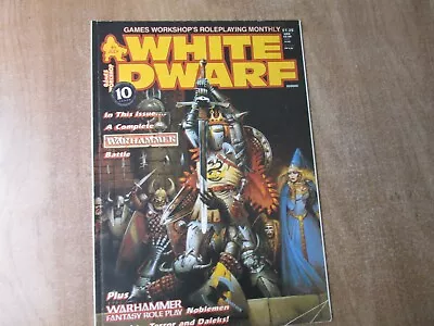 White Dwarf Mag Magazine Rpg Vgc Tsr Merp Gurp Ad&d Dungeon Dragon Gdw Issue 91 • £5