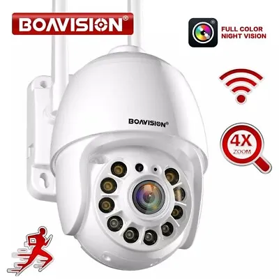 1080P Outdoor PTZ IP Camera WIFI Speed Dome Auto Tracking Digital Zoom 2MP Camhi • $49.95