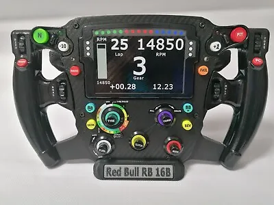 Red Bull F1 Replica RB 16B_Max Verstappen Steering Wheel Display. • £280