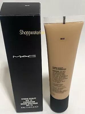 MAC Studio Sculpt Foundation SPF15 Shade NC42 Full Size 40ml / 1.3oz New In Box • $48