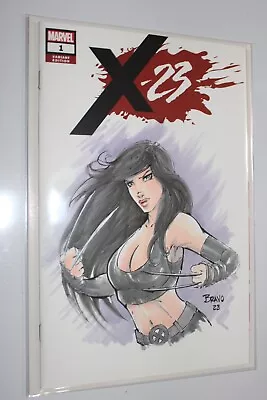 X-23 1 Blank Variant Sketch & Signature Luis Bravo Not CGC 9.8 • $83