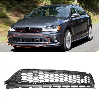 For VW GLI 2015-2018 MK6.5 Sedan Front Bumper Lower Grille Grill Black Honeycomb • $99.99