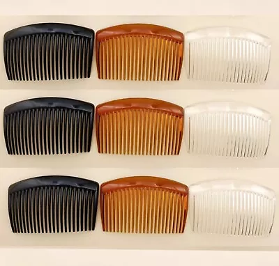 NEW Design 4 And 2 Pack Plain Side Hair Combs Slides Grips Hair Accessories & Do • £2.45