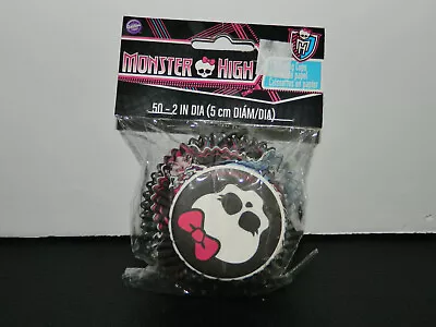 MONSTER HIGH Set Of 50 BAKING CUPS Cupcake Liners WILTON • $6.99