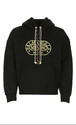 Palm Angels X Missoni Hoodie Heritage Sweater BLACK Size:L PMBB058F21FLE017 • $750