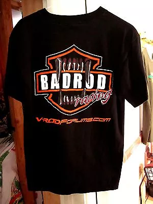 $21 • Buy BADROD RACING Small T Shirt Biker Ryan Edmondson V-Rod Forums Hot Rod Cruiser
