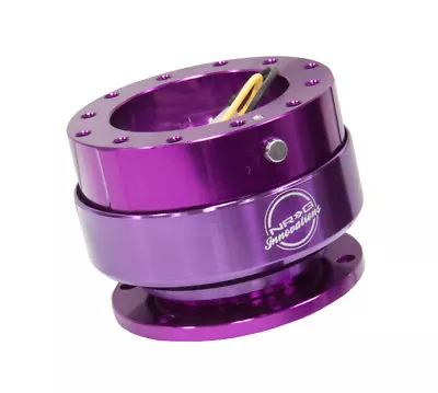 NRG STEERING WHEEL GEN 2.0 QUICK RELEASE ADAPTOR KIT PURPLE Body & PURPLE Ring • $112