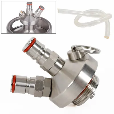 Hot!304 Stainless Steel Beer Dispenser 2Ball Lock Connections Mini Casks Durable • $24