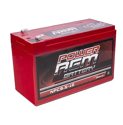 New 9.5Ah Sla Agm Battery 12 Volt Ups Power Supply Same Size As 7Ah 7.2 Ah 9Ah  • $48.85