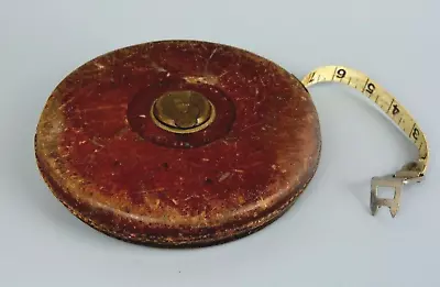 £5.50 • Buy John Rabone Of Birmingham Vintage Leather Tape Measure 100ft