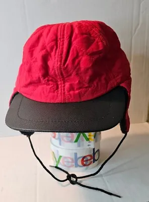 Eddie Bauer Size Large Red Hat Ear Flaps • $30
