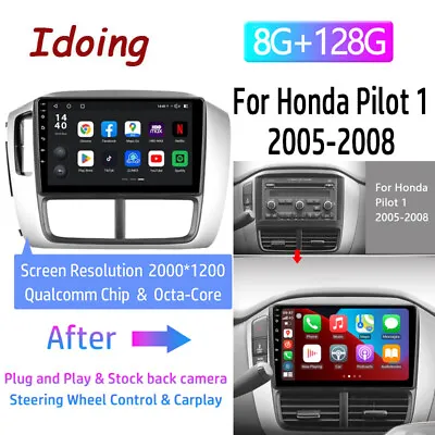 For Honda Pilot 2006-2008 Android Carplay Car Stereo Radio GPS Navigation FM • $499.99