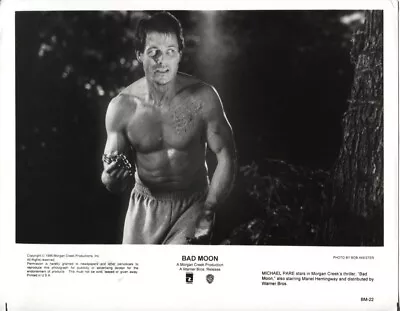 1996 Press Photo Actor Michael Pare Star Of Bad Moon Warner Bros Movie • $19.99