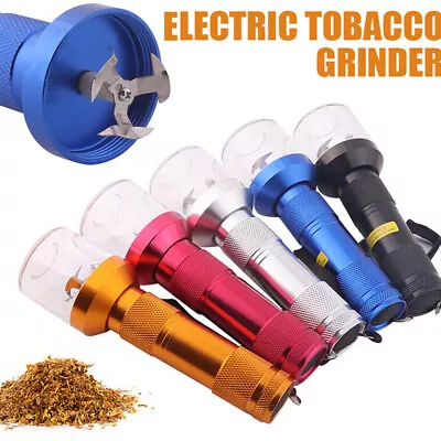 Aluminum Quickly Electric Tobacco Grinder Crusher Herb Spice Smoke Grinders New • $12.75