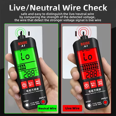 A1 Fully Automatic Digital Multimeter Anti-Burn Intelligent AC/DC Multimetro • $14.41