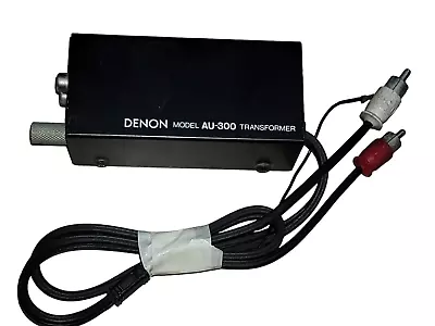 Vintage Denon AU-300 Moving Coil Step-Up Transformer MC Rare Made In Japan • $179.95