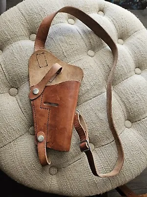 Vintage U.S. 1916 Leather Holster  With Strap • $75