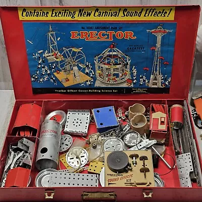 Gilbert Erector Set 10082 Amusement Park Vintage With Sound Kit • $140