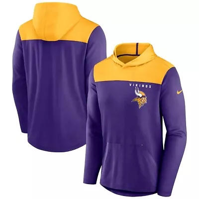 Men's Minnesota Vikings Nike Purple Fan Gear Pullover Hoodie Large NWT • $38.99