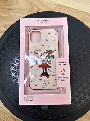 Kate Spade Minnie Mouse Iphone 11 Pro Red White Pink Kisses Phone Case • $20