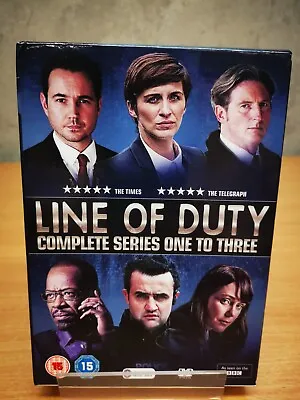 DVD Video Line Of Duty - Series 1-3 - Complete (DVD 2016) • £12.99