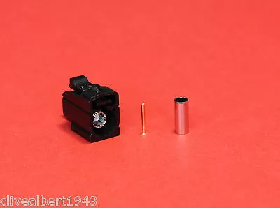 1 X FAKRA  Analogue Radio  Female RG174 Black Code A Connector  NEW  • £6.94