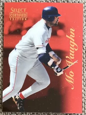 Mo Vaughn 1996 Select Certified Edition Red #67 Print Run 1800 Red Sox ESE • $4.49