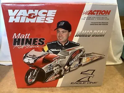 1999  Matt Hines  VANCE & HINES EAGLE 1 / JAMES DEAN  Pro Stock Bike 1/9 Action • $85