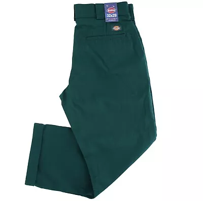 Dickies Men's Dress Pants Regular Fit Straight Leg 4-Pocket Cuffed Casual Pant • $21.99