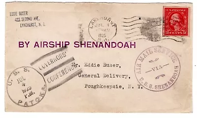 1925 Airship USS Shenandoah Lakehurst NJ W/ USS Patoka CCL - Buser Serviced • $695