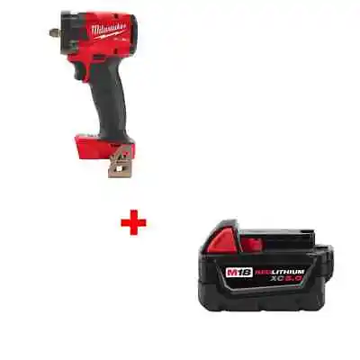 Milwaukee 2854-20 M18 FUEL 3/8  Impact Wrench W/ FREE 48-11-1850 Battery Pack • $222.38