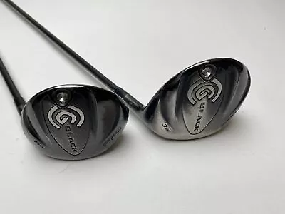 Cleveland 2012 CG Black 3&5 Wood Set 16* 19* C.Kua 39 A Flex 2000 Senior RH • $95.27