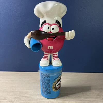 £24.71 • Buy Vintage M&M’s Minis Red Chef Chocolate Candy Dispenser 2000