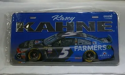 Kasey Kahne #5 License Plate Tag Cover Nascar Racing FARMERS TF • $21.66