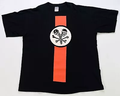Rare VTG Mudvayne Skulls And Screw Striped Graphic T Shirt 2000s Rock Band SZ XL • $39.99