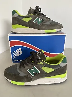 NEW BALANCE 998 X J CREW 'Midori Gray' M998JL3 RARE - US 9.5 - Worn Once • $226.68