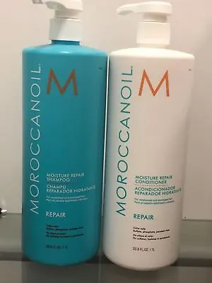 Moroccanoil Moisture Repair Shampoo & Conditioner - 1 Liter Duo  • $108.99