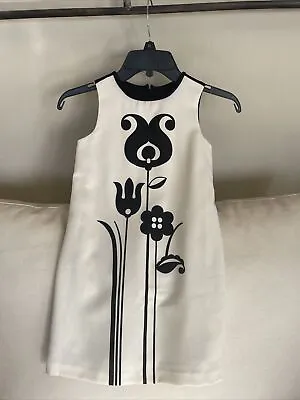 Victoria Beckham For Target Black White Flower Tunic Dress Youth Girls Size S • $12