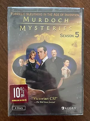 Murdoch Mysteries: Season 5 (DVD 2012) • $6.99